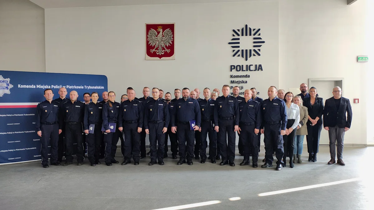 nowy wydział policji Piotrków