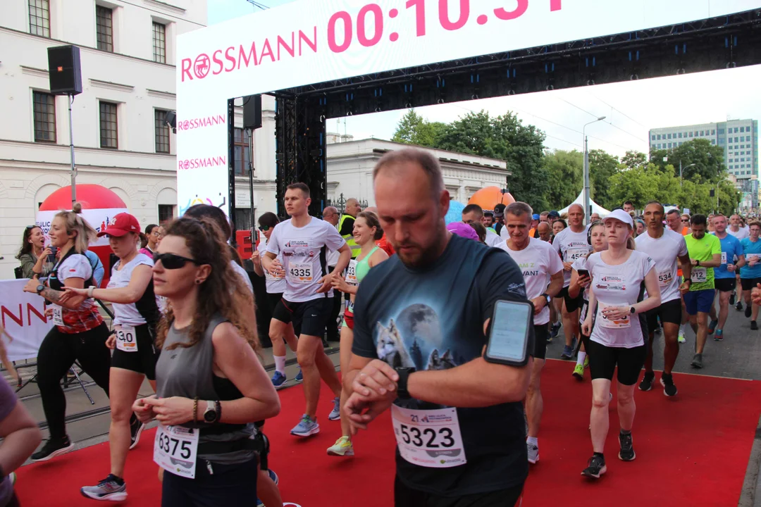 21. Bieg Ulicą Piotrkowską Rossmann Run w Łodzi