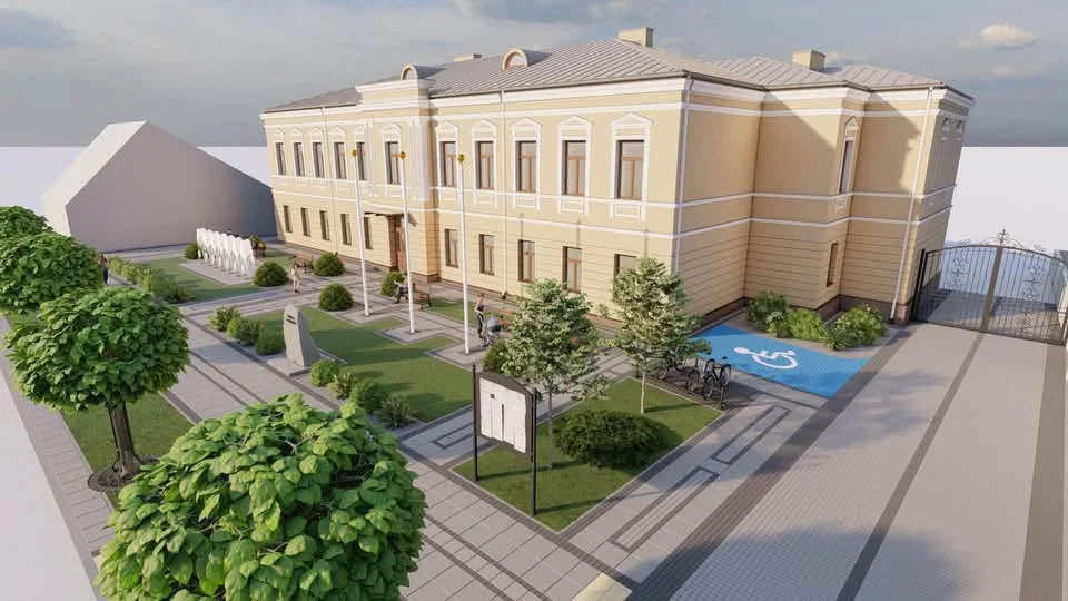Wizualizacje otoczenia urzędu miasta w Gostyninie