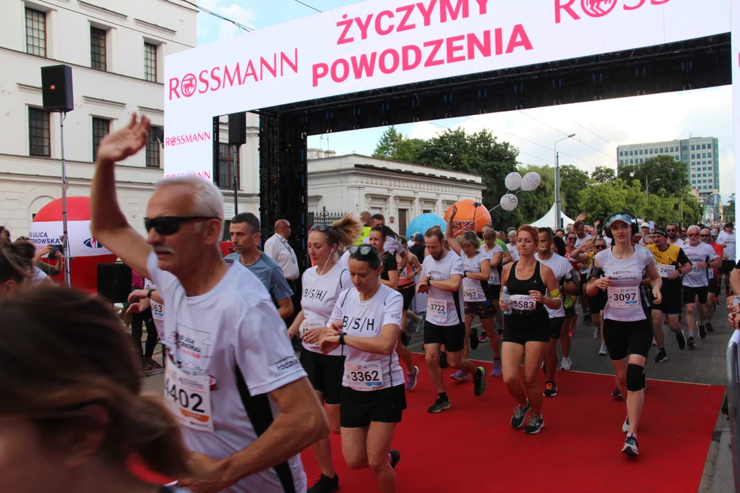 21. Bieg Ulicą Piotrkowską Rossmann Run w Łodzi