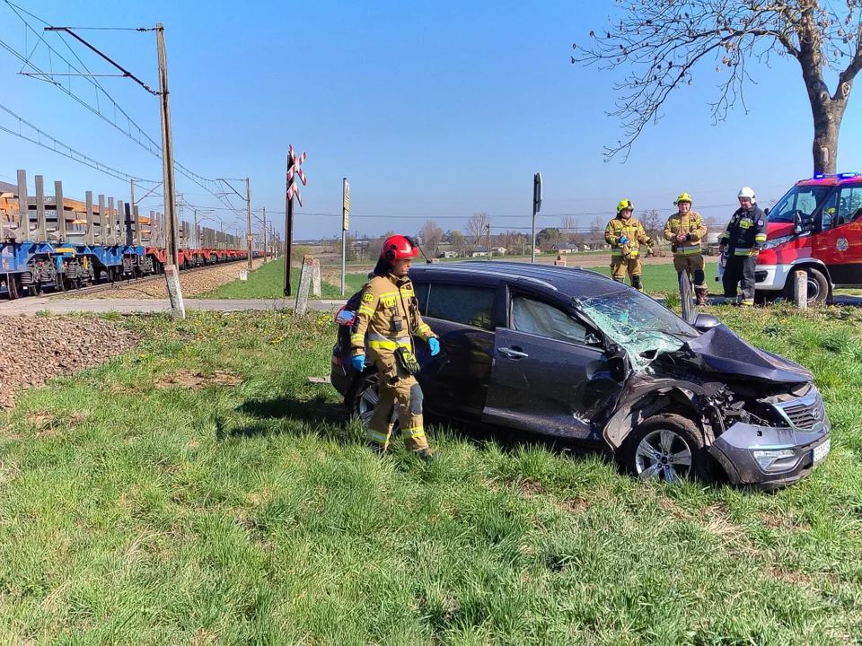Wypadek z udziałem pociągu
