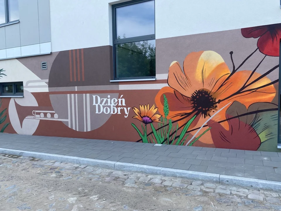 Mural przy ul. Ogińskiego