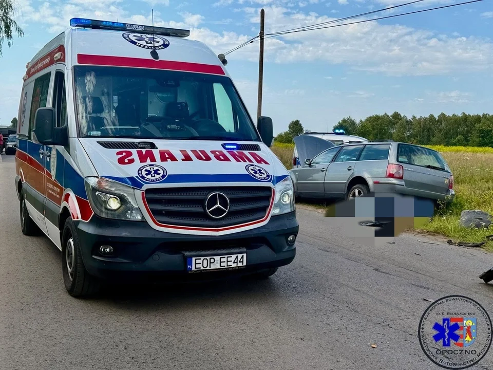 Tragiczny wypadek w Łódzkiem. Nie żyje kierujący skuterem