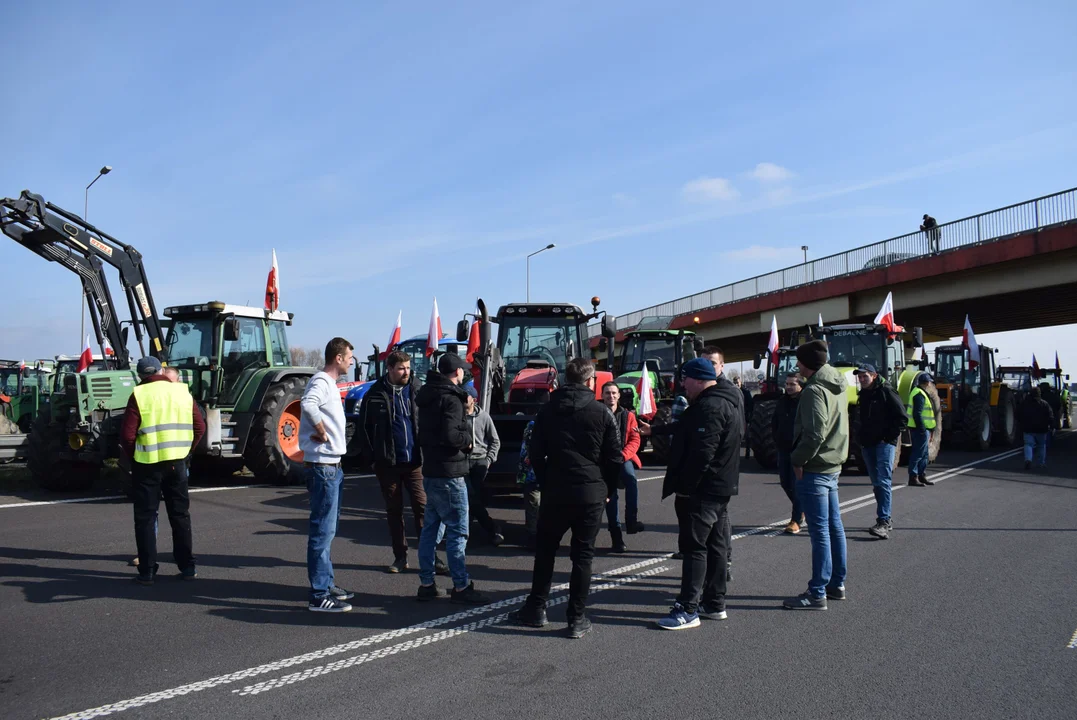 Protest rolników w Łódzkiem