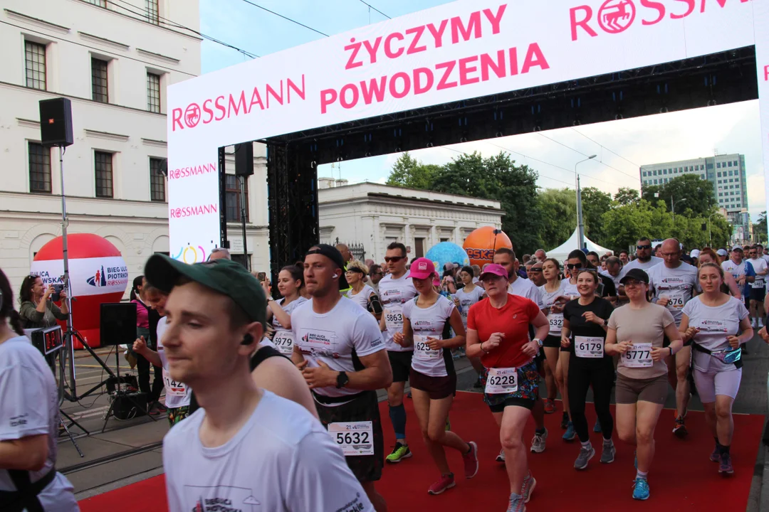 21. Bieg Ulicą Piotrkowską Rossmann Run w Łodzi