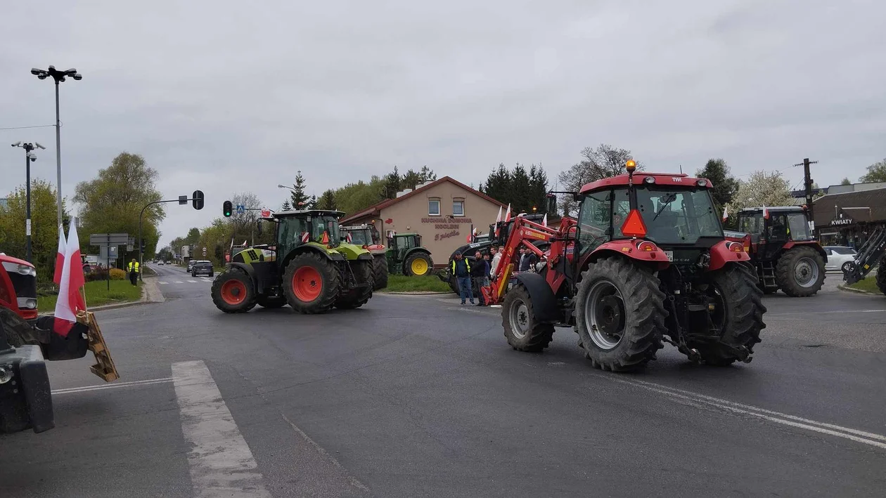 Protest rolników w Nowosolnej - 12.04.2024 r.