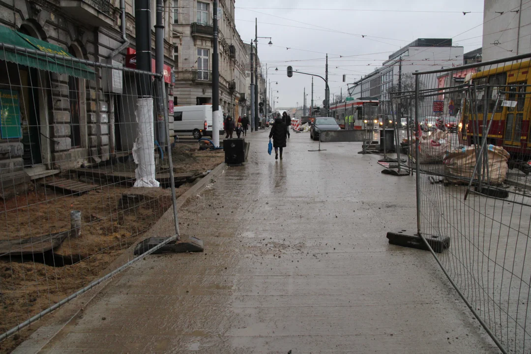 Powrót tramwajów MPK Łódź na skrzyżowanie Zachodnia/Legionów w Łodzi