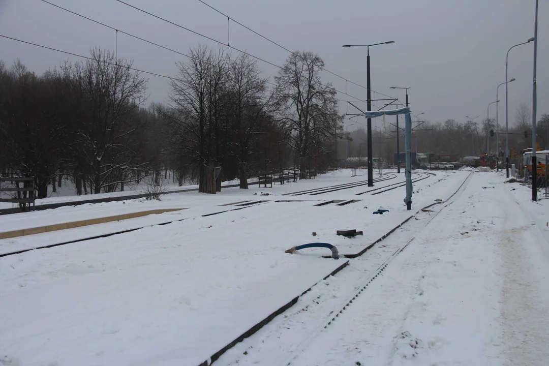 Przebudowa Wojska Polskiego w Łodzi - stan prac na 8.12.2023 r.