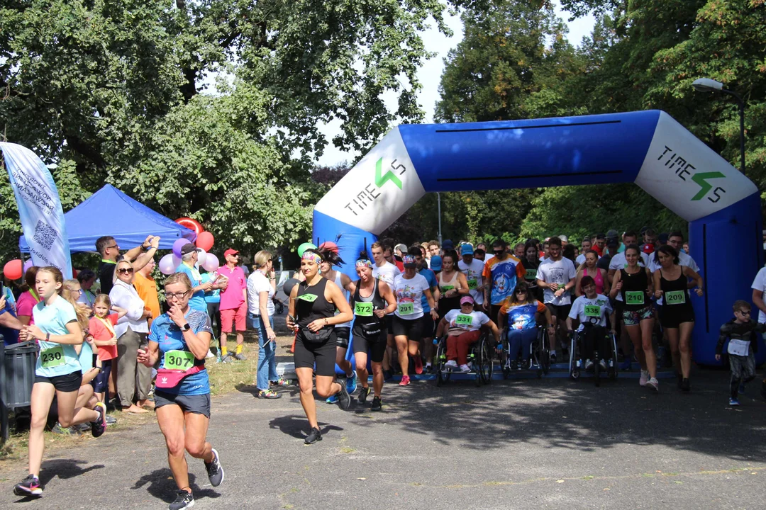 Bieg "Szczęśliwa 13" w parku Baden-Powella w Łodzi