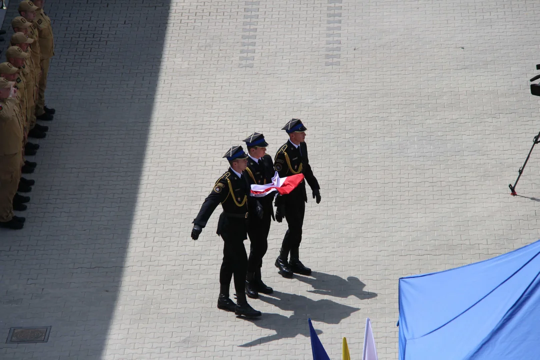 Nowa strażnica przy ul. Przybyszewskiego w Łodzi