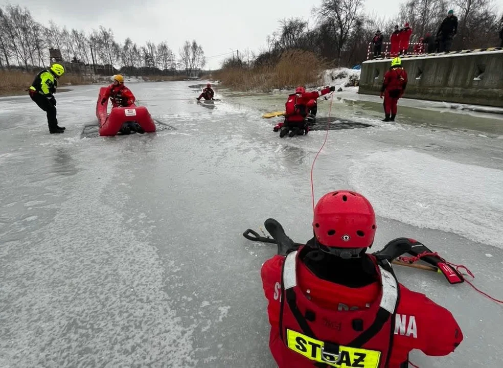 Ćwiczenia zorganizowano na Martwej Wiśle, na wysokości ulicy Litewskiej w Gdańsku