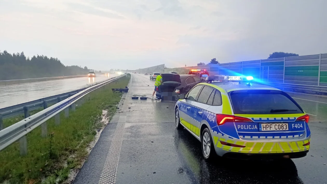 wypadek na a1