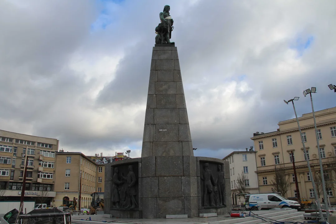 Dobiega końca przebudowa placu Wolności w Łodzi