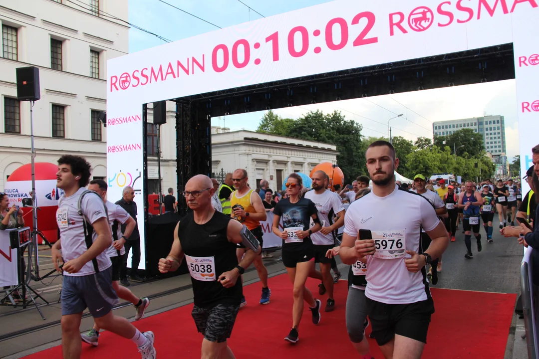 21. Bieg Ulicą Piotrkowską Rossmann Run w Łodzi