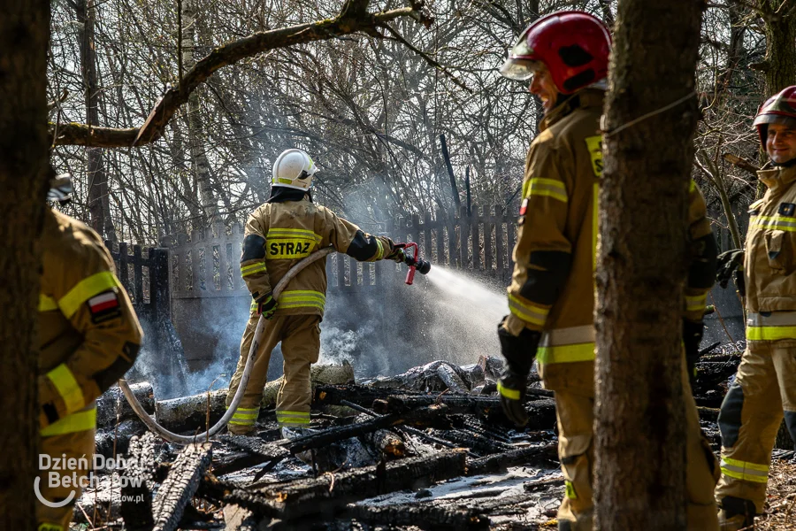 Pożar w Bełchatowie