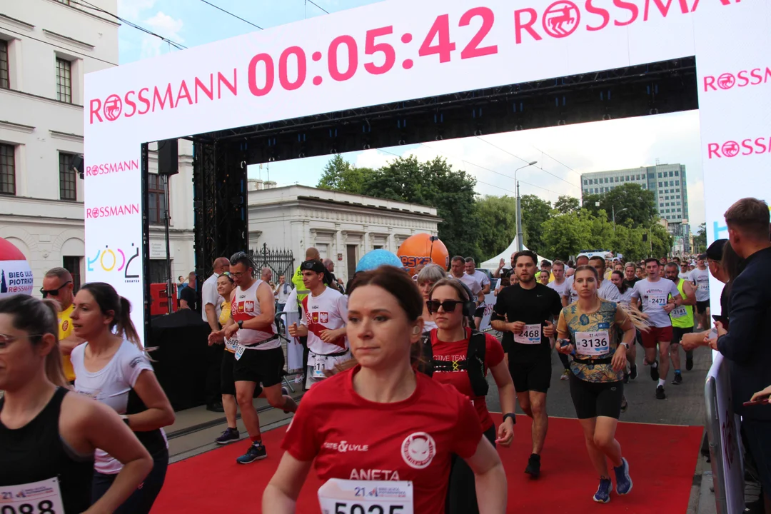 21. Bieg Ulicą Piotrkowską Rossmann Run w Łodzi