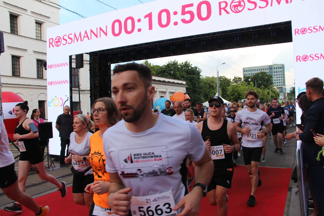 21. Bieg Ulicą Piotrkowską Rossmann Run w Łodzi