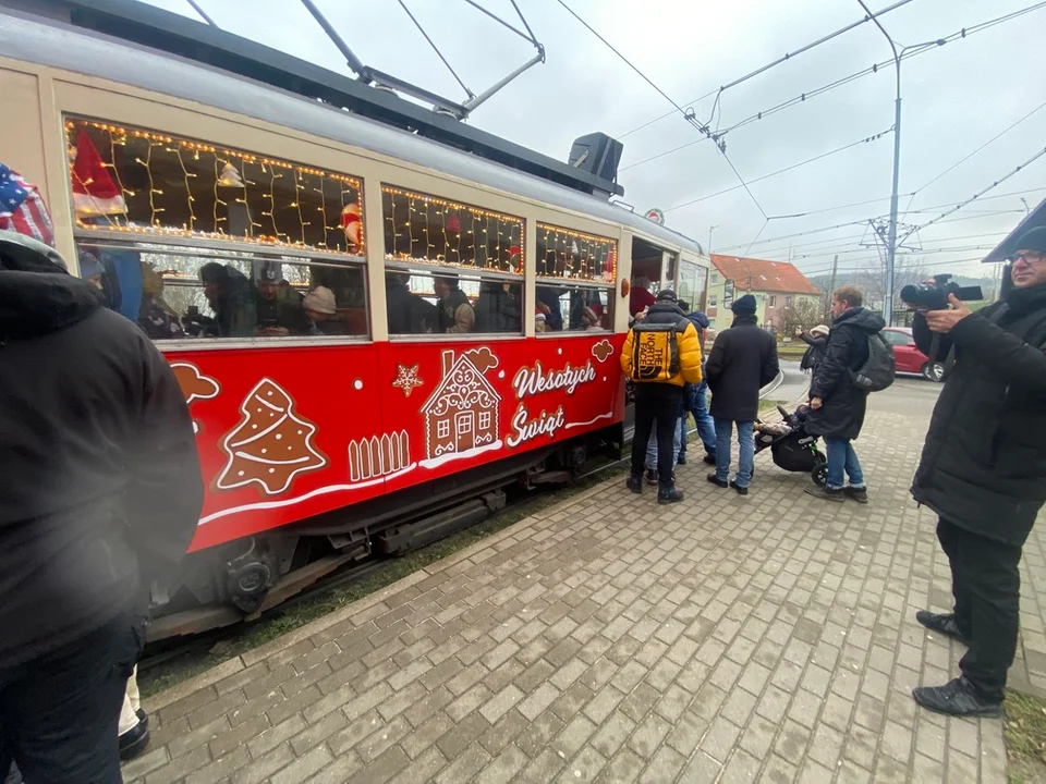 Odwiedziliśmy mikołajkowy tramwaj w Gdańsku