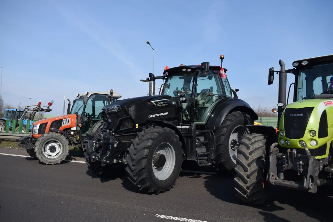 Protest rolników w Łódzkiem