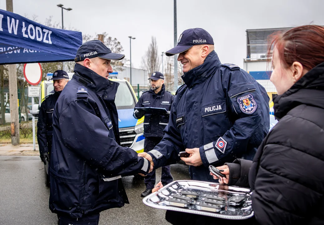 Łódzka policja w 2025 roku wzbogaciła się o 47 nowych radiowozów