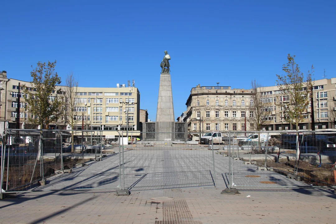 Dobiega końca przebudowa placu Wolności w Łodzi