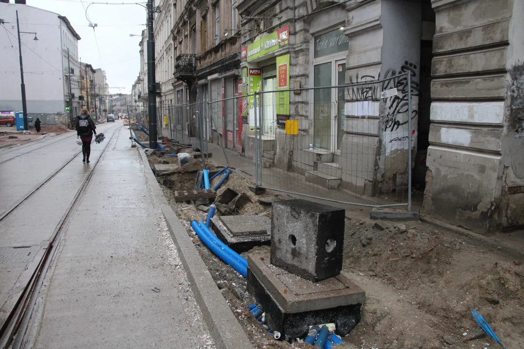 Powrót tramwajów MPK Łódź na skrzyżowanie Zachodnia/Legionów w Łodzi