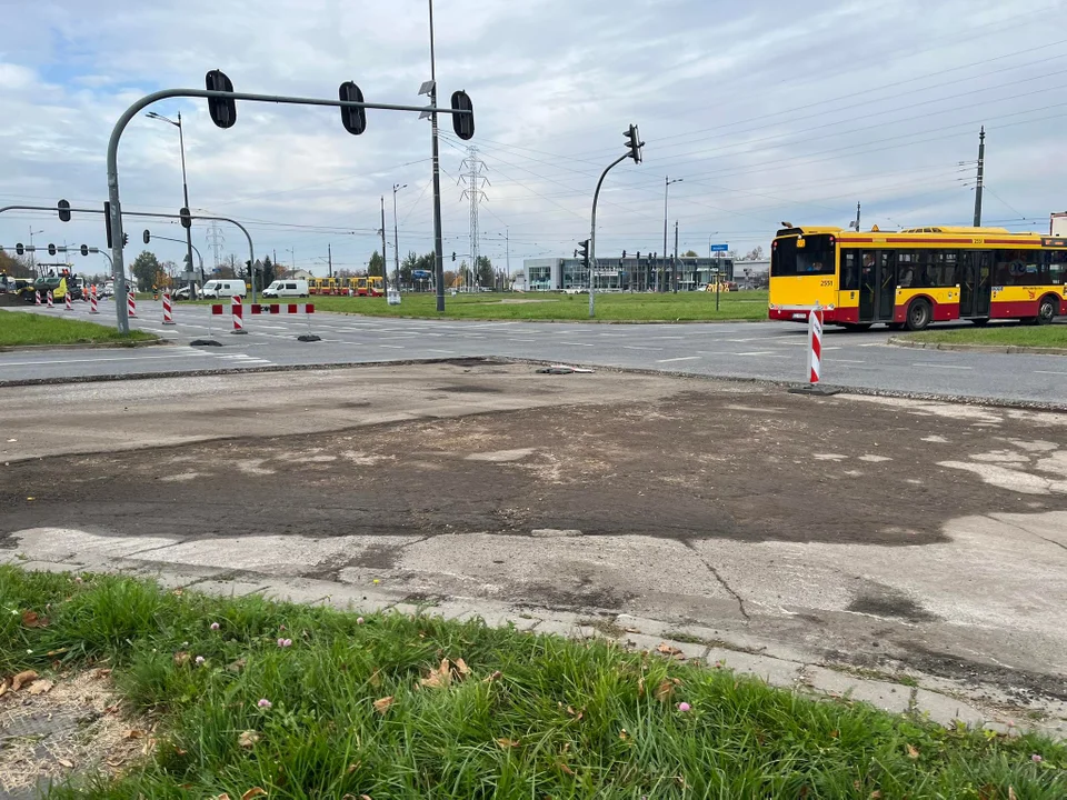 W Łodzi rozpoczął się kolejny remont - tym razem ronda inwalidów