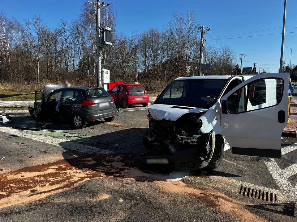 Wypadek na obwodnicy Bełchatowa