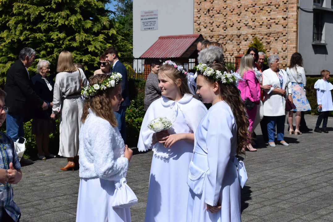 Pierwsza Komunia Święta w parafii Chrystusa Króla w Łodzi