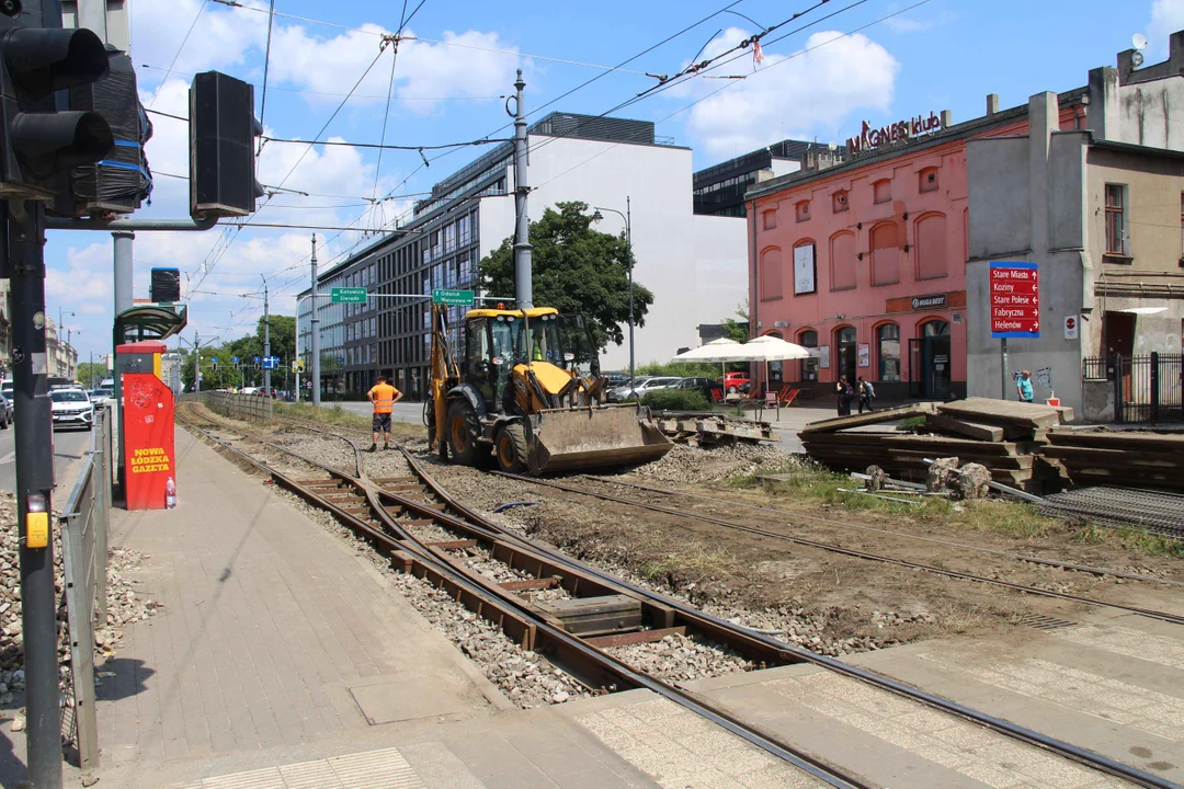 Utrudnienia po wykolejeniu tramwaju w Łodzi