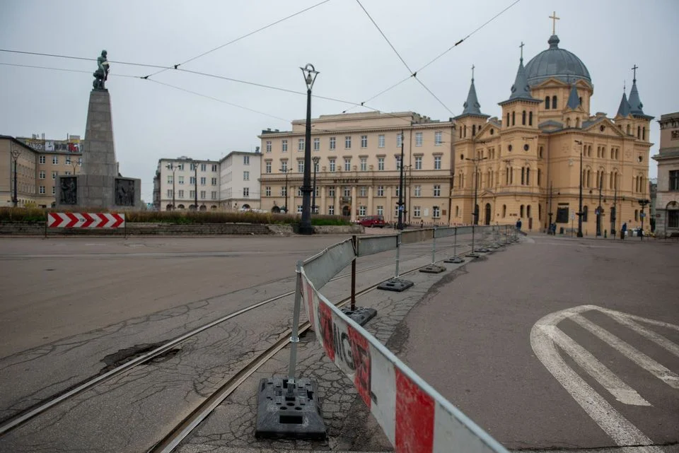 Tak zmienił się plac Wolności w Łodzi