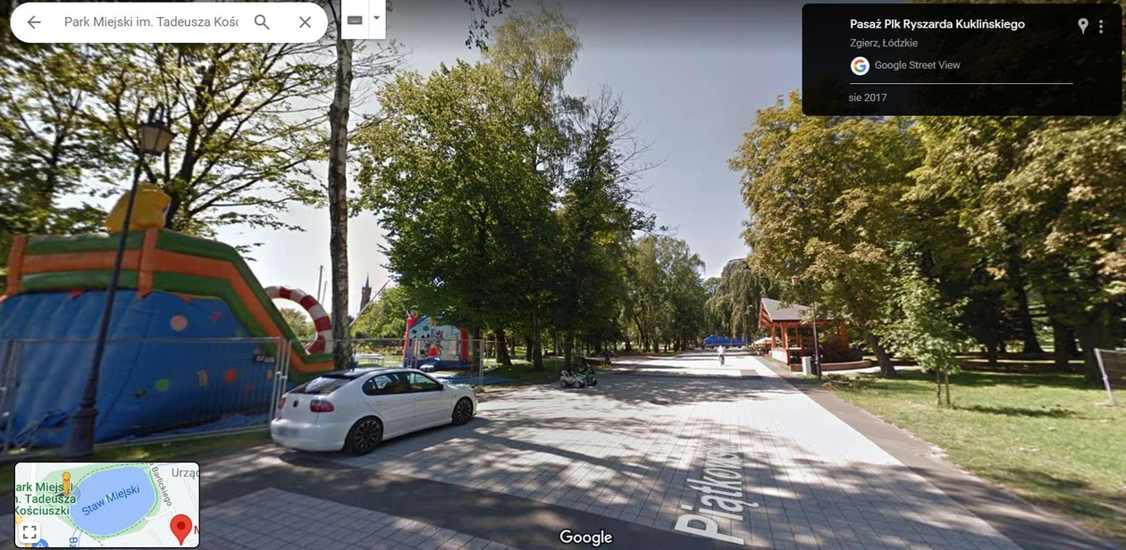 Jak wyglądał park miejski w Zgierzu?