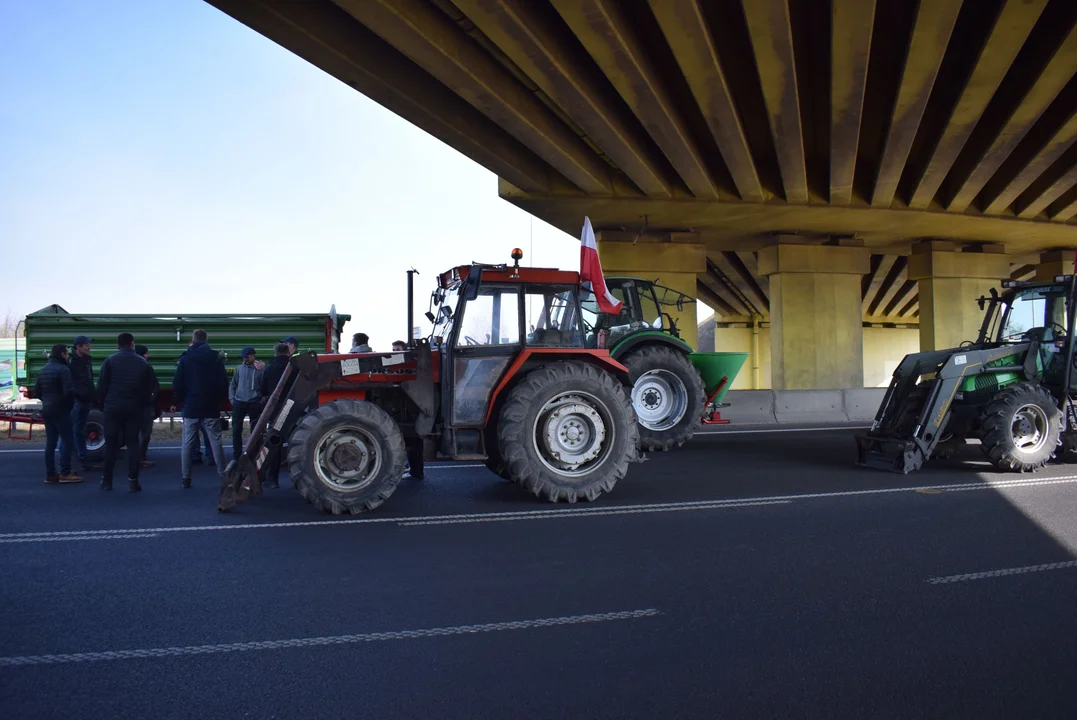 Protest rolników w Łódzkiem