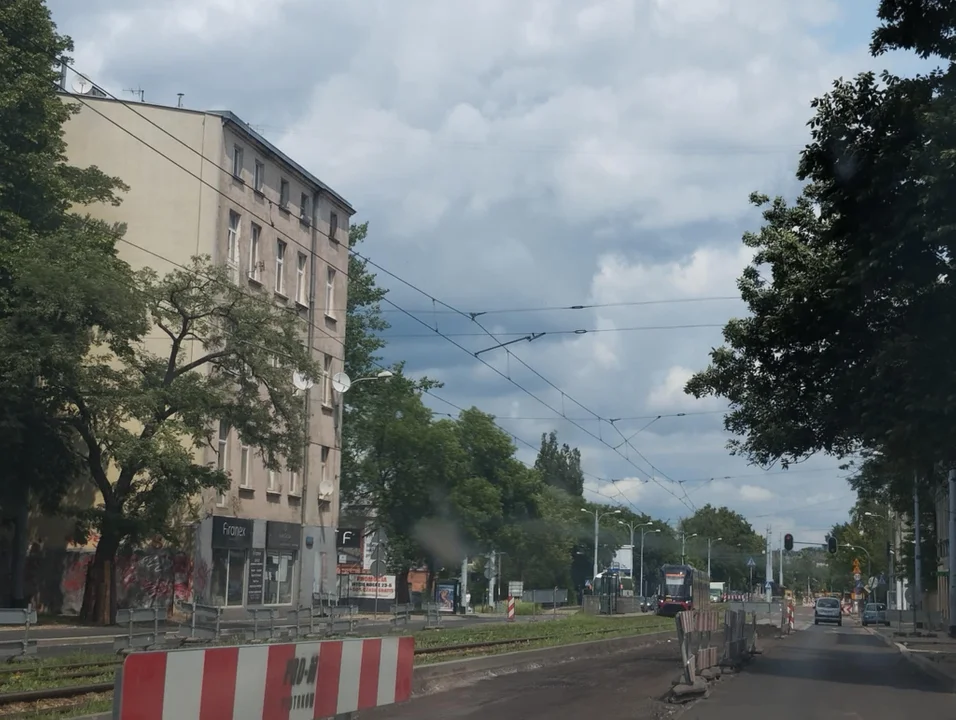 Remont Pabianickiej w Łodzi