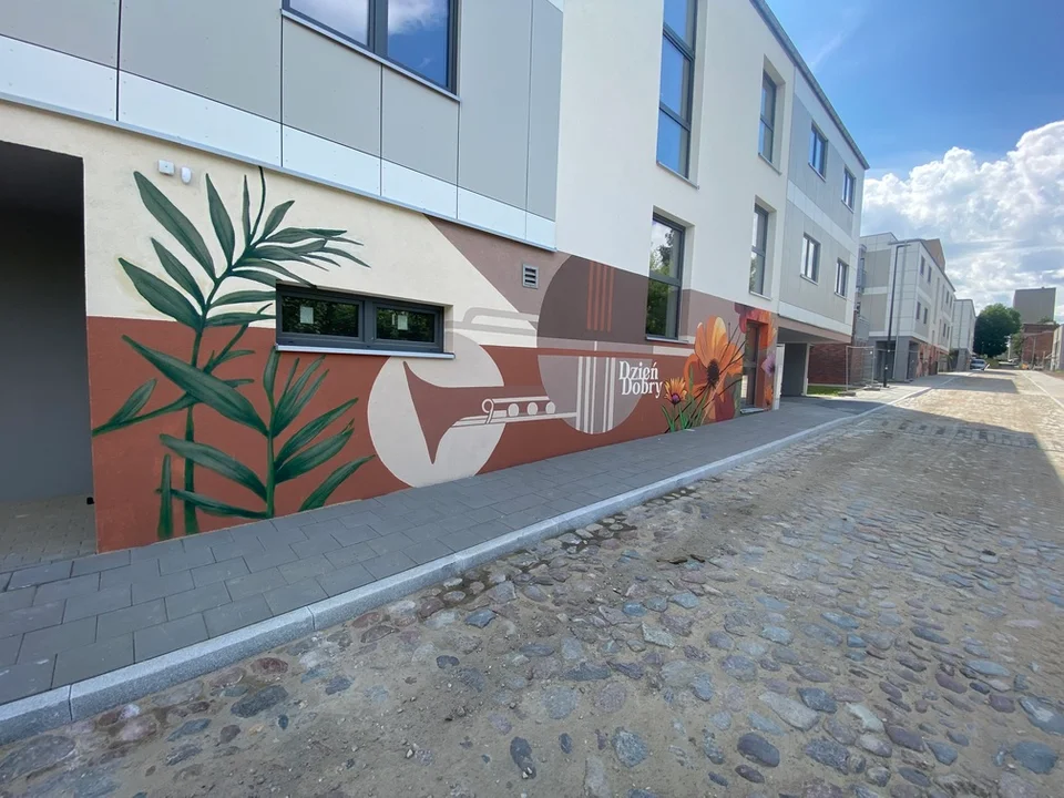 Mural przy ul. Ogińskiego