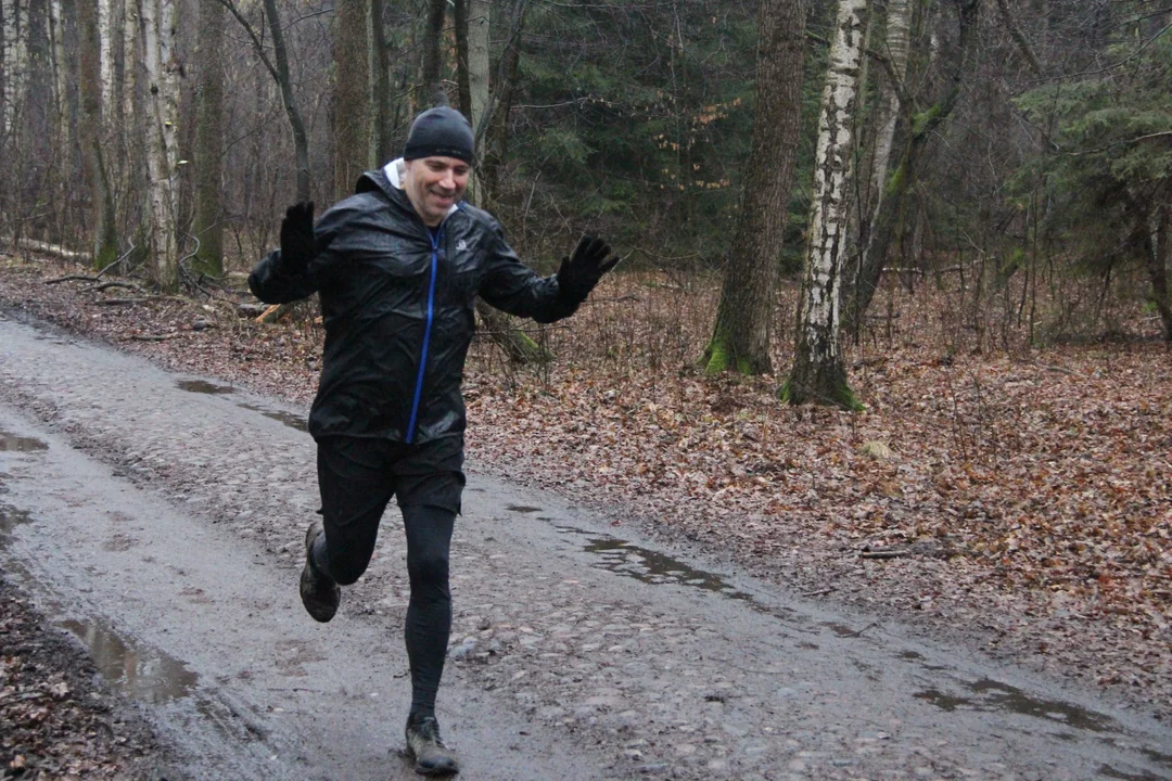 Walentynkowy parkrun w Lesie Łagiewnickim