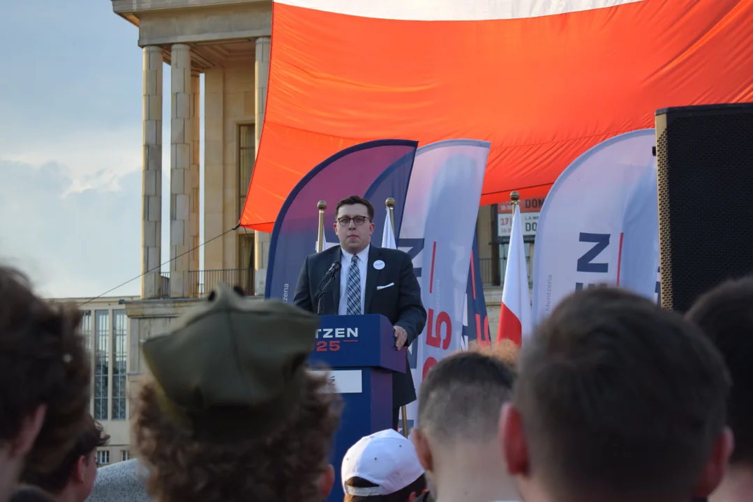 Sławomir Mentzen w Łodzi