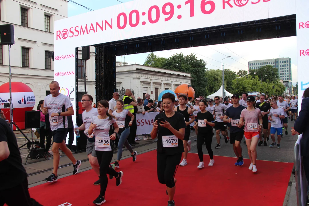 21. Bieg Ulicą Piotrkowską Rossmann Run w Łodzi