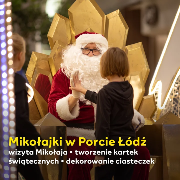 Święty Mikołaj zbliża się do Portu Łódź! - Zdjęcie główne