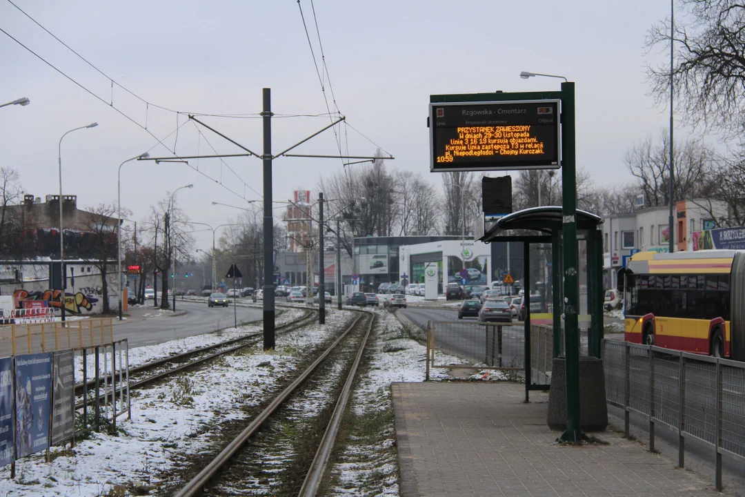 Utrudnienia dla podróżnych MPK Łódź. Tramwaje nie dojeżdżają na pętlę Chojny Kurczaki