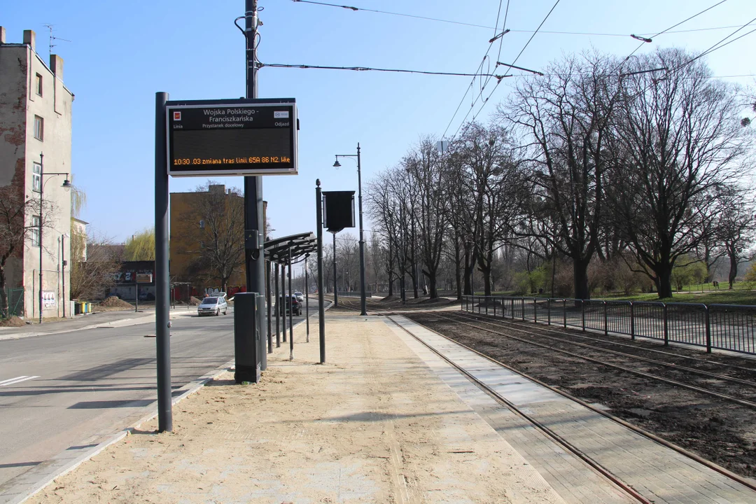 Tramwaje MPK Łódź wracają na Wojska Polskiego