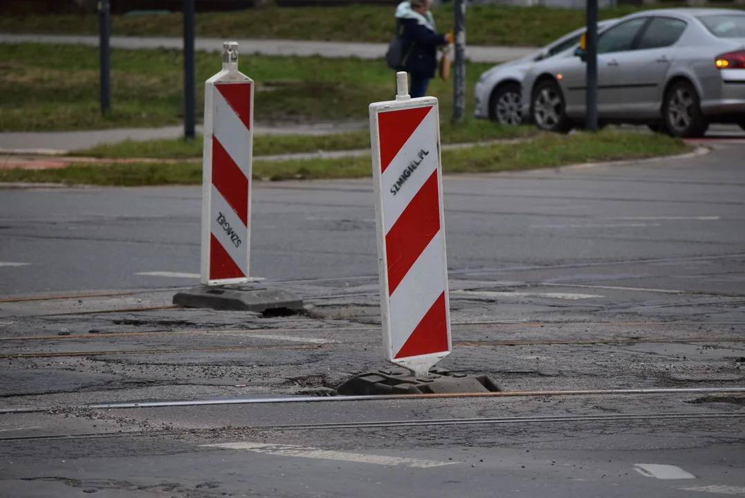 Niebezpieczne skrzyżowanie na alei Politechniki