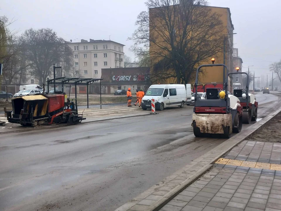 Łódź. Koniec remontu na Wojska Polskiego. Kiedy ruszą tramwaje? Kiedy samochody? - Zdjęcie główne