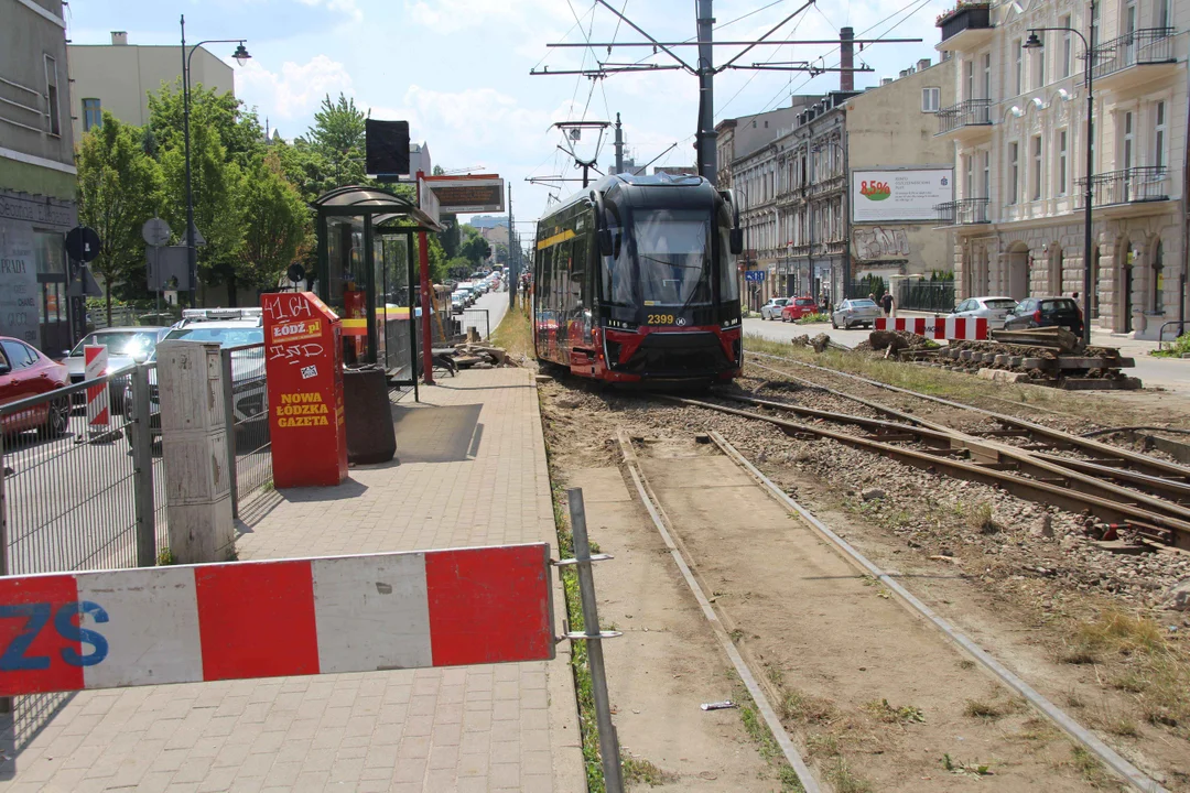 Utrudnienia po wykolejeniu tramwaju w Łodzi