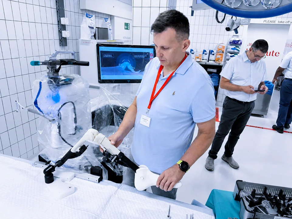 Robot w szpitalu św. Trójcy