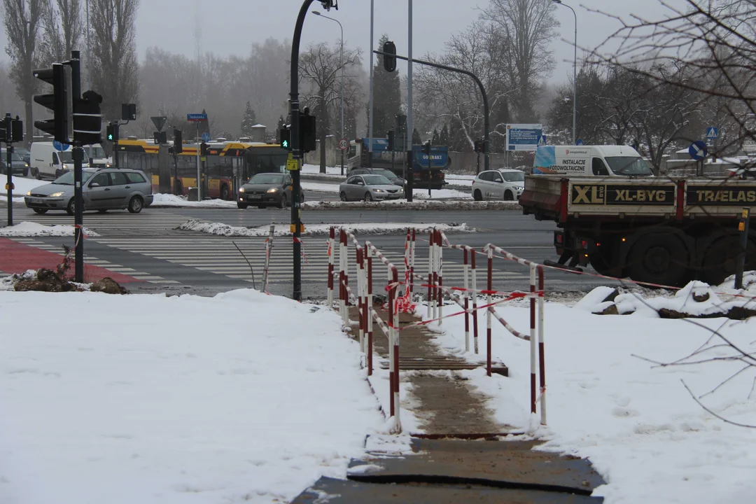 Przebudowa Wojska Polskiego w Łodzi - stan prac na 8.12.2023 r.