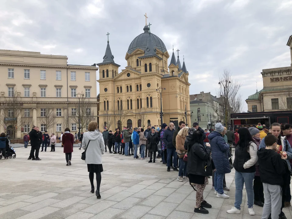 Otwarcie placu Wolności w Łodzi