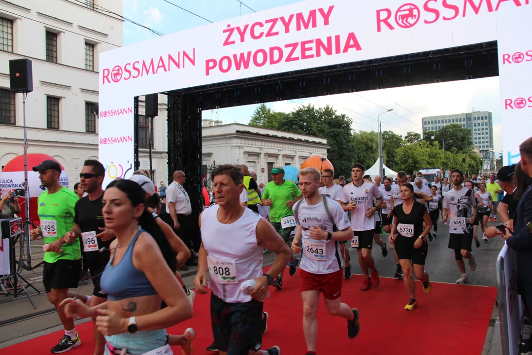 21. Bieg Ulicą Piotrkowską Rossmann Run w Łodzi