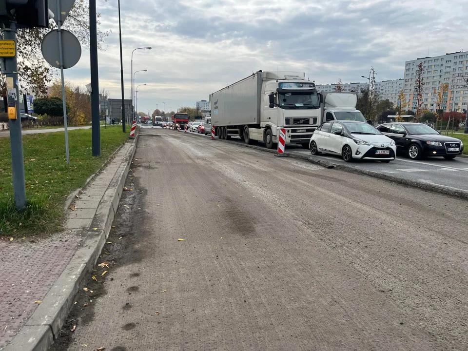 W Łodzi rozpoczął się kolejny remont - tym razem ronda inwalidów