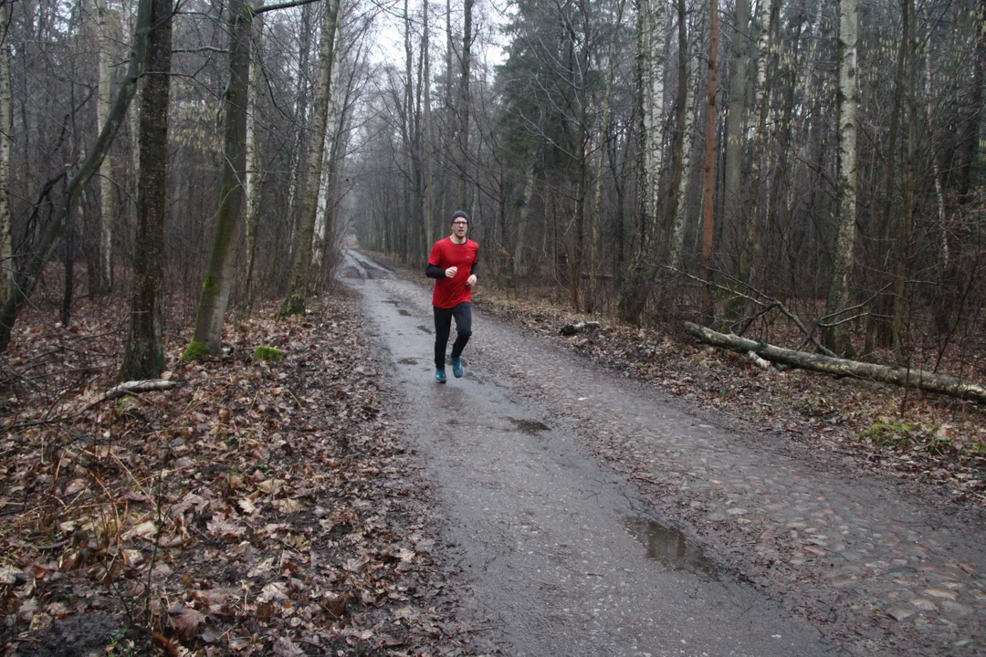 Walentynkowy parkrun w Lesie Łagiewnickim